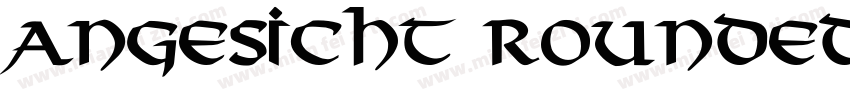 Angesicht Rounded Bo字体转换
